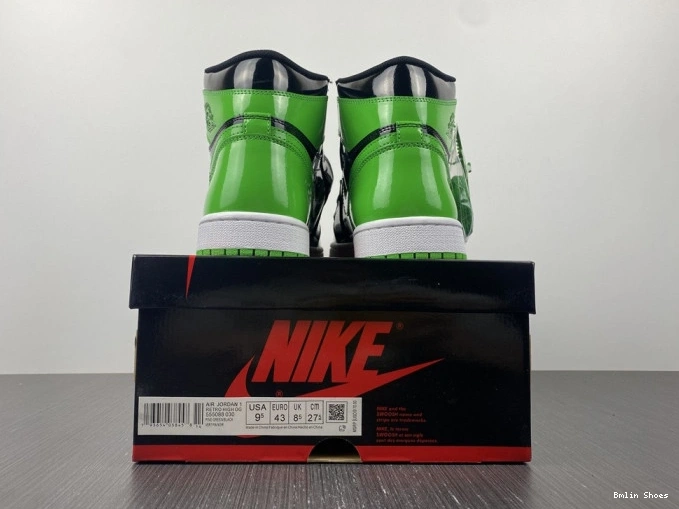 Bmlin Shoes Green Jordan 1 Pine OG Air High 555088-030 0626